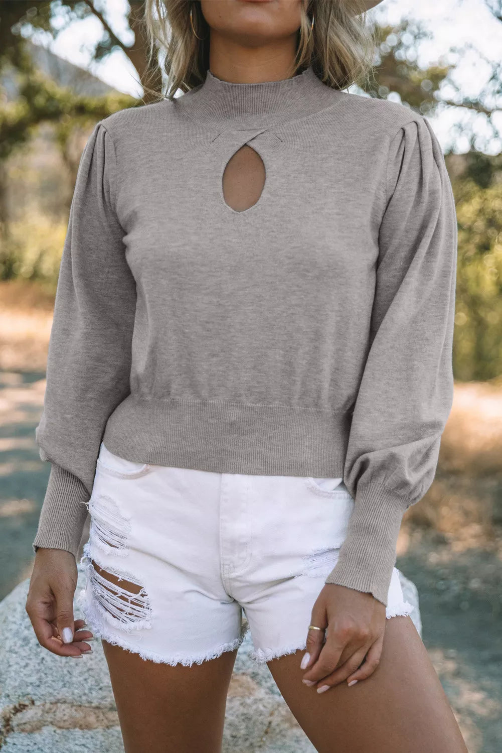 Keyhole Sweater